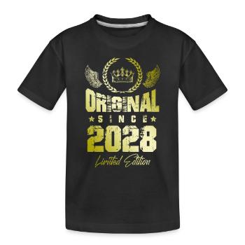 2028 limited edition - Kinder Premium Bio T-Shirt - Schwarz - Vorne