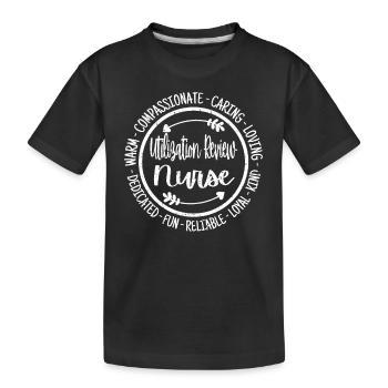 Examen de l’utilisation Infirmière Life Nursing Squad - T-shirt bio Premium Enfant - noir - Devant