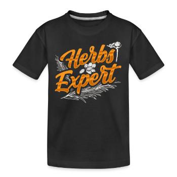 Herb Expert Herb Herb Garden - T-shirt bio Premium Enfant - noir - Devant