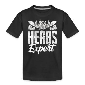 Herb Expert Herb Herb Garden - T-shirt bio Premium Enfant - noir - Devant