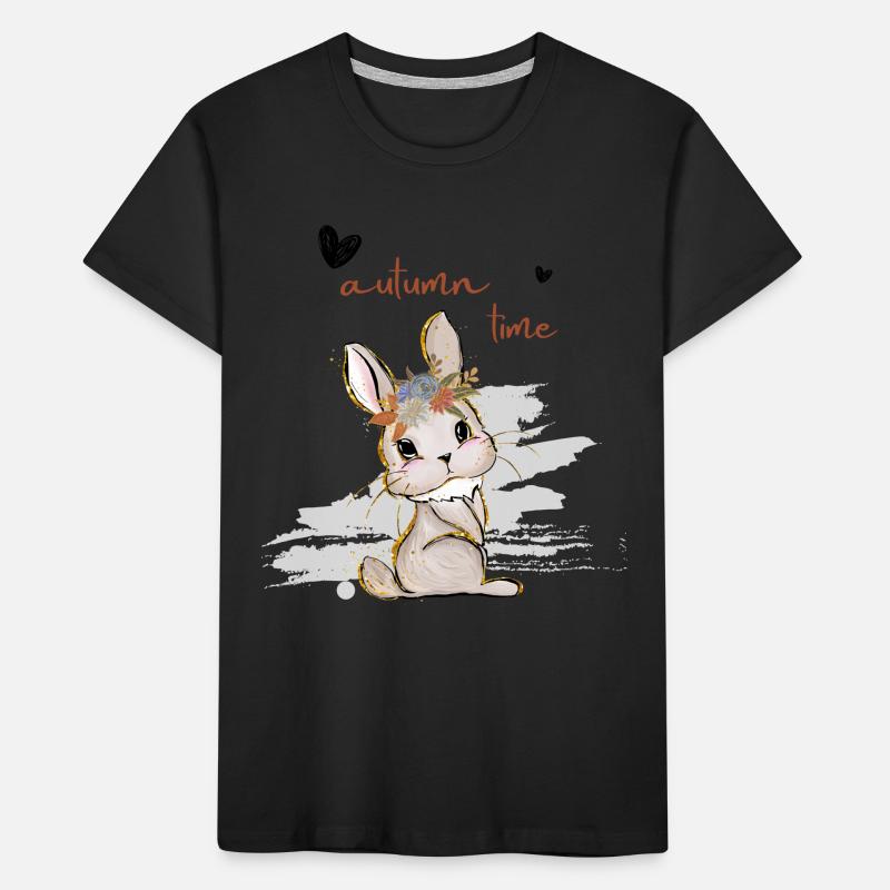 Blatt Herbst Baum Orange Herbstblätter Saison Kinder Premium Bio T-Shirt
