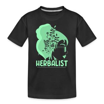 Herb Collector Herb Herb Garden Herbes - T-shirt bio Premium Enfant - noir - Devant