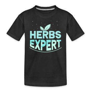 Herb Expert Herb Herb Garden - T-shirt bio Premium Enfant - noir - Devant