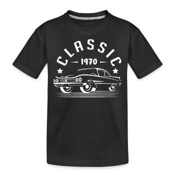Classic 1970. - Kids' Premium Organic T-Shirt - black - Front