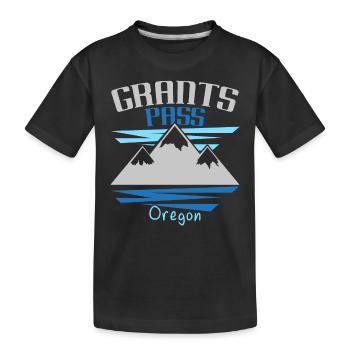 Grants Pass Oregon États-Unis État d’Amérique Oregonian - T-shirt bio Premium Enfant - noir - Devant