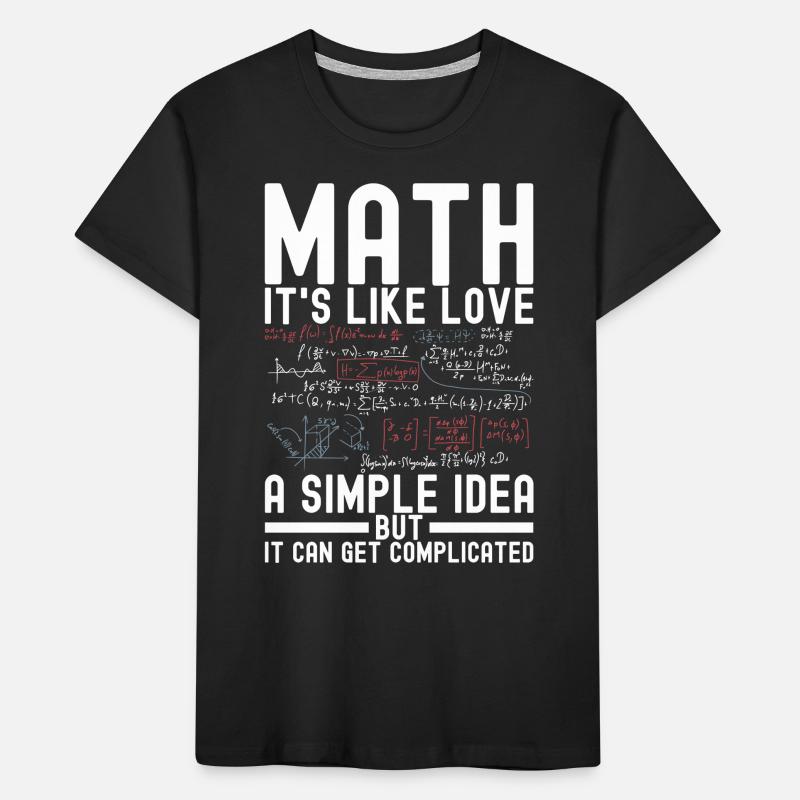 Professeur de mathématiques Mathématiques T-shirt bio Premium Enfant