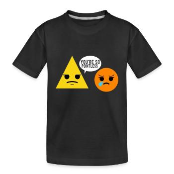 Math Teacher Mathematics - Kids' Premium Organic T-Shirt - black - Front