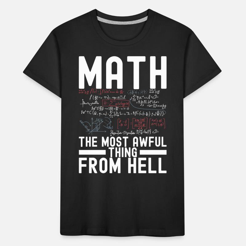 Mathe Lehrer Mathematik Kinder Premium Bio T-Shirt