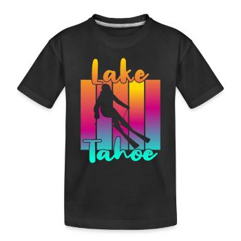 Lac Tahoe - T-shirt bio Premium Enfant - noir - Devant