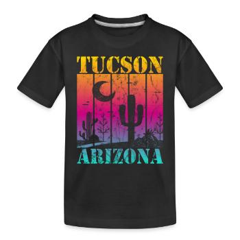 Tucson Arizona - Kinder Premium Bio T-Shirt - Schwarz - Vorne
