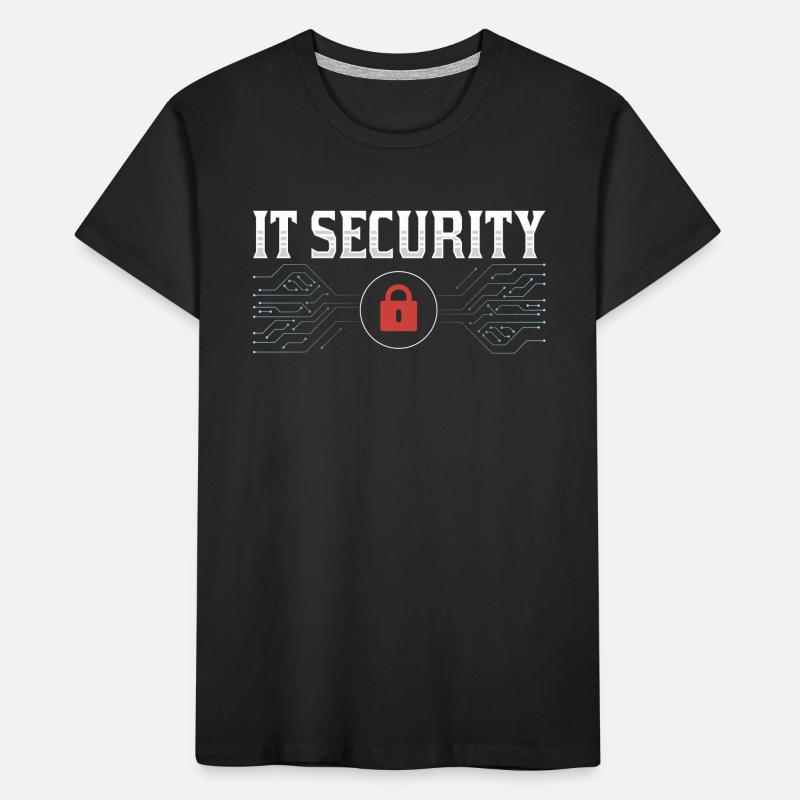 It Security Hack Cybersecurity Hacking Hacker Kids' Premium Organic T-Shirt
