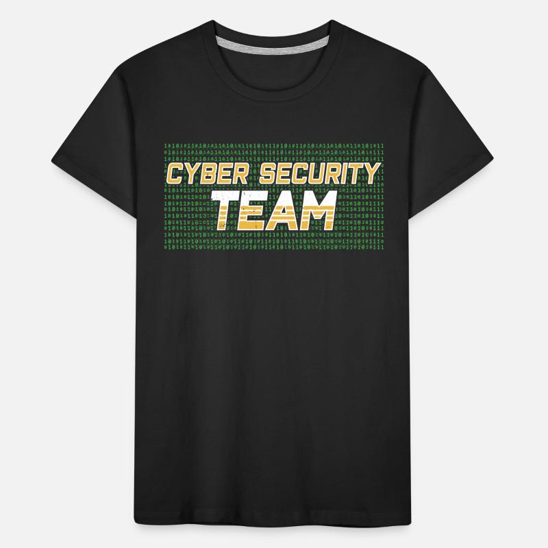 Équipe de cybersécurité Hacker Hack Cybersécurité T-shirt bio Premium Enfant