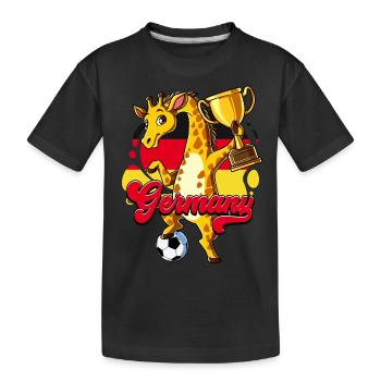 Germany Football - Kids' Premium Organic T-Shirt - black - Front