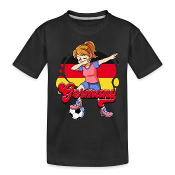 Allemagne Football - T-shirt bio Premium Enfant - noir - Devant