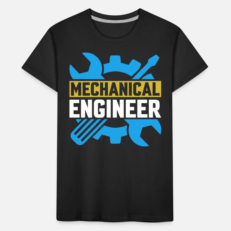 Mechanics Engineer Mechanical Engineering Kids' Premium Organic T-Shirt
