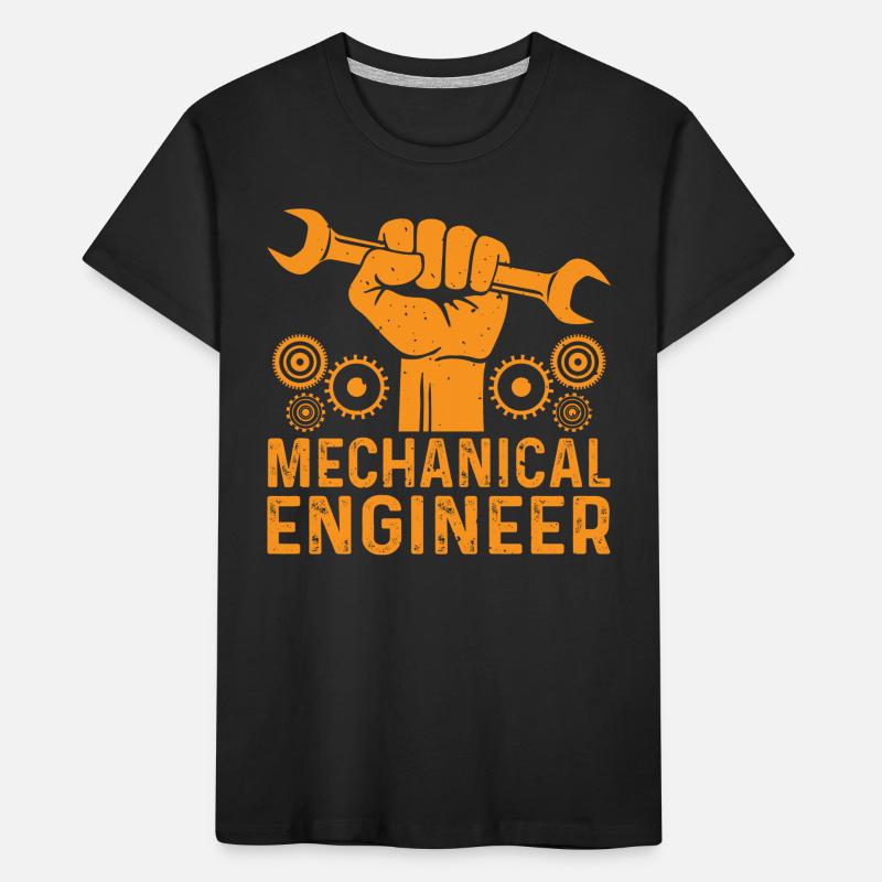 Mechanics Engineer Mechanical Engineering Kids' Premium Organic T-Shirt