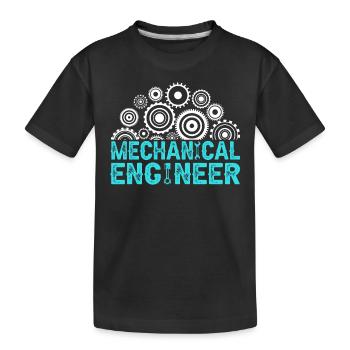 Ingénieur en mécanique Génie mécanique - T-shirt bio Premium Enfant - noir - Devant