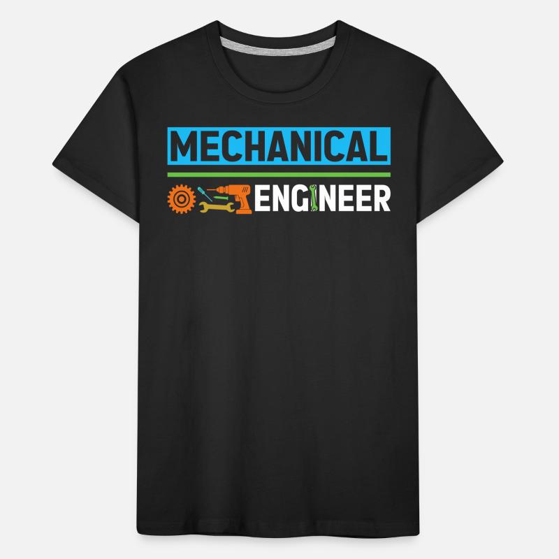 Mechanics Engineer Mechanical Engineering Kids' Premium Organic T-Shirt