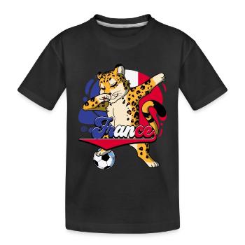 France Football - T-shirt bio Premium Enfant - noir - Devant