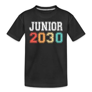 Junior 2030 Graduation Rétro Vintage - T-shirt bio Premium Enfant - noir - Devant