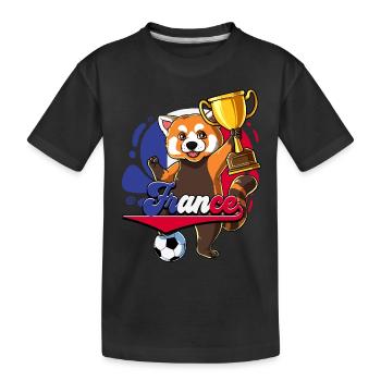 France Football - Kids' Premium Organic T-Shirt - black - Front