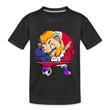 France Football - Kids' Premium Organic T-Shirt - black - Front