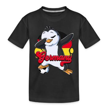 Germany Football - Kids' Premium Organic T-Shirt - black - Front