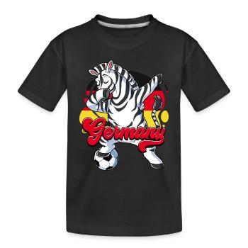 Germany Football - Kids' Premium Organic T-Shirt - black - Front