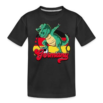 Allemagne Football - T-shirt bio Premium Enfant - noir - Devant