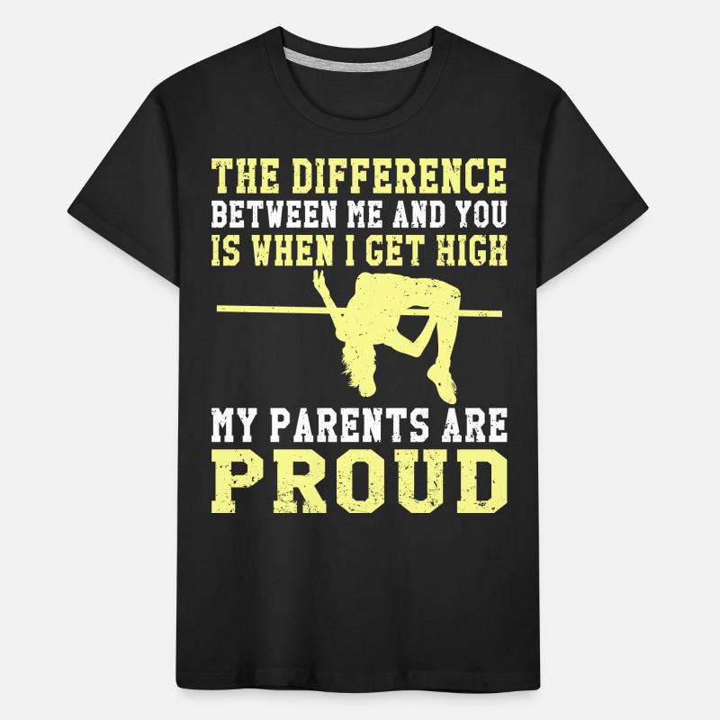 Pole Vault Pole Vault Athletics Kids' Premium Organic T-Shirt