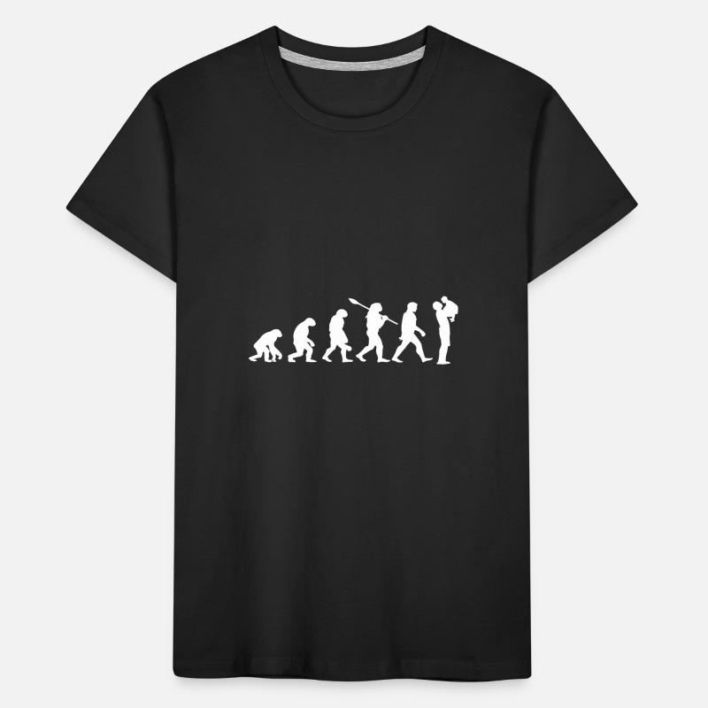 évolution, père, T-shirt bio Premium Enfant