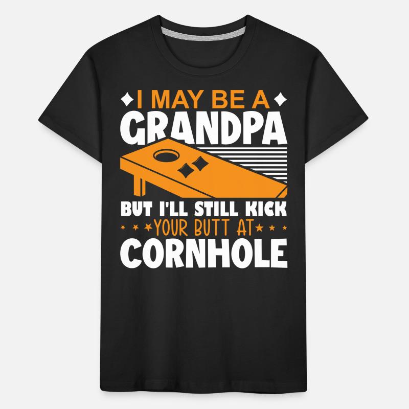 Cornhole, Sitzsack, Sitzsack Werfen Kinder Premium Bio T-Shirt