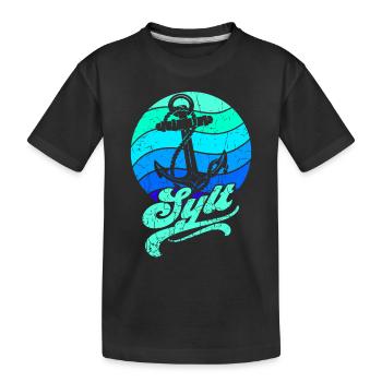 Sylt - Kinder Premium Bio T-Shirt - Schwarz - Vorne