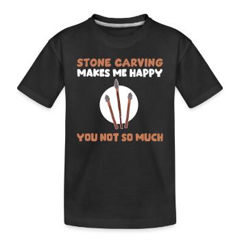 Maçonnerie - T-shirt bio Premium Enfant - noir - Devant