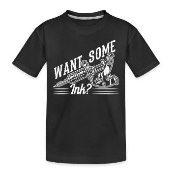 Vous voulez de l’encre ? Tatoueur Tatouage - T-shirt bio Premium Enfant - noir - Devant