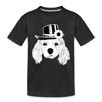 Fantasy Dog Mister Sir Dogs Enfants Enfants - T-shirt bio Premium Enfant - noir - Devant