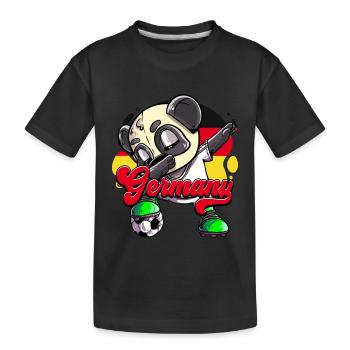 Germany Football - Kids' Premium Organic T-Shirt - black - Front