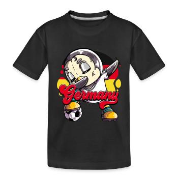 Germany Football - Kids' Premium Organic T-Shirt - black - Front