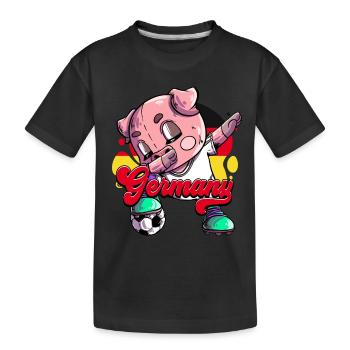 Germany Football - Kids' Premium Organic T-Shirt - black - Front