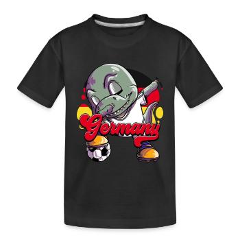 Allemagne Football - T-shirt bio Premium Enfant - noir - Devant
