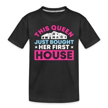 Propriétaire Propriétaire Cadeau Propriétaire Propriétaire - T-shirt bio Premium Enfant - noir - Devant