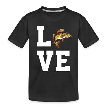 Dear Zander - Kids' Premium Organic T-Shirt - black - Front