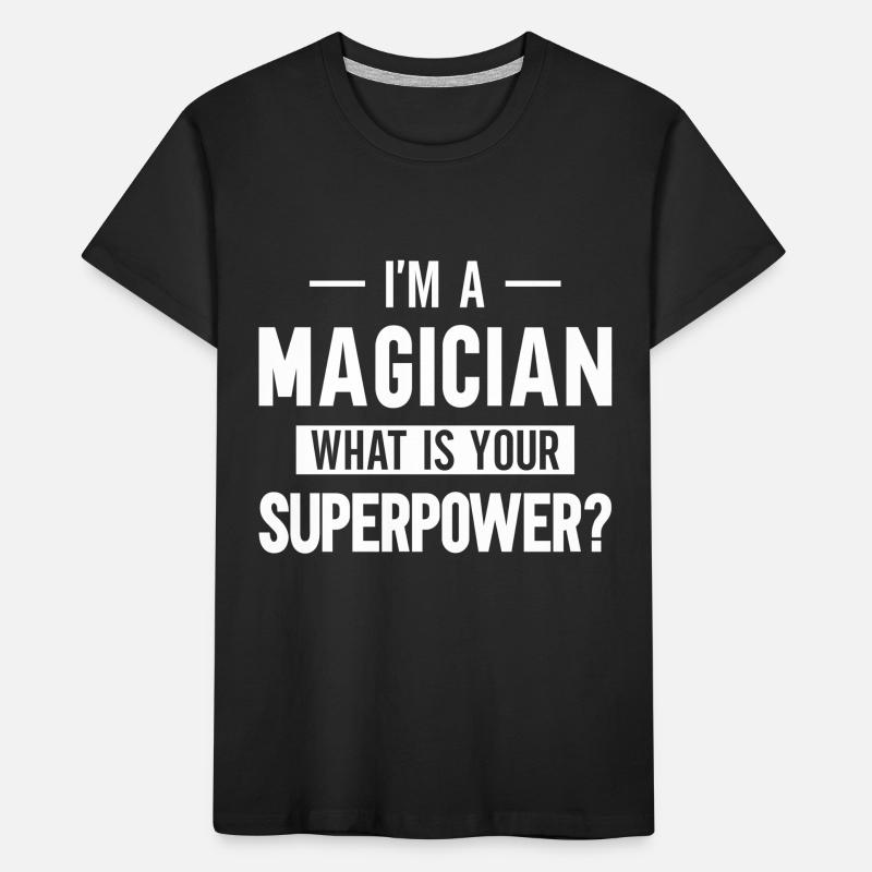 Magicien Party Magic Tricks Performer Magicien T-shirt bio Premium Enfant