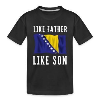 Bosnie Burek Bosnie-Herzégovine patriotique - T-shirt bio Premium Enfant - noir - Devant