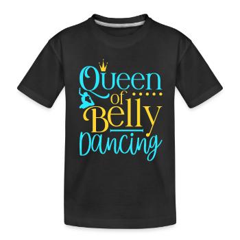 Danseuse du ventre Reine de la danse du ventre - T-shirt bio Premium Enfant - noir - Devant