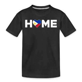 Philippines Patrie Philippines Drapeau - T-shirt bio Premium Enfant - noir - Devant