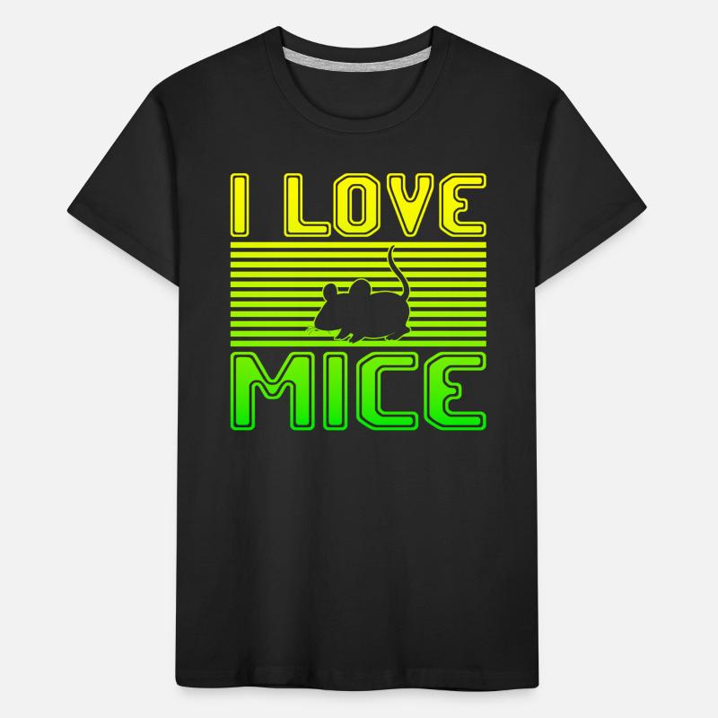 ich liebe mäuse Kinder Premium Bio T-Shirt