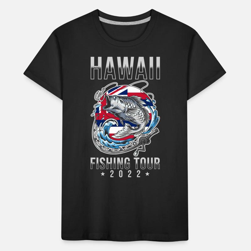 Excursion de pêche à Hawaï 2022 T-shirt bio Premium Enfant