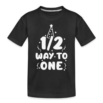 Demi-an anniversaire 1/2 - T-shirt bio Premium Enfant - noir - Devant