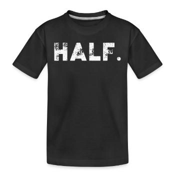 Demi-an anniversaire 1/2 ans - T-shirt bio Premium Enfant - noir - Devant